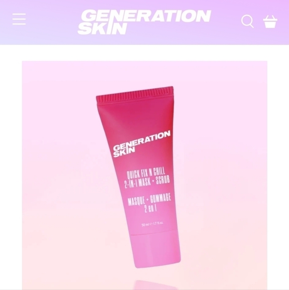 Generation Skin 1.7 FL oz Quick Fix N Chill Mask + Scrub 2 in 1 - Picture 1 of 5